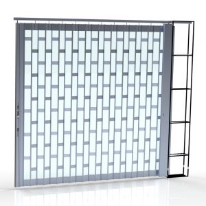 Commercial Side Folding Security Doors - Security Grilles - Dynamic